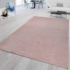 Große auswahl an traumhaften designs | teppana. Kurzflor Teppich Waschbar Uni Rosa Teppichmax