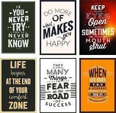 See full list on successories.com Combo Pack Of 6 Motivational Wall Posters And Inspirational Quotes For Office And Home Photographic Paper Quotes Motivation Posters In India Buy Art Film Design Movie Music Nature And