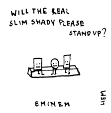 Eminem The Real Slim Shady 365 Illustrated Lyrics Project Brigitte Liem Famous Song Quotes The Real Slim Shady Favorite Lyrics