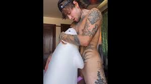 FTM Furry fucks Polar Bear Plushie (both holes!)