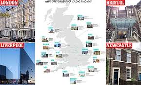 1 bed apartment available for rent in reliance house on waer st in liverpool business district. What Kind Of Property Can You Rent Across The Uk For 1 000 Daily Mail Online