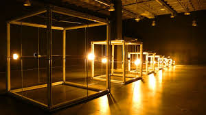 Heather Carson Light Installation Artistic Installation Light Grid