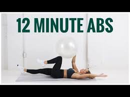 12 Minute Abs Stability Ball Core Workout Youtube In 2020 Ab Core Workout Core Workout Abs Workout Routines