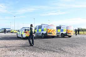 Emergency services raced to pitches in blackpool, lancashire shortly after 5pm on tuesday after reports a child had been injured. Dky3e4pbmhoq7m