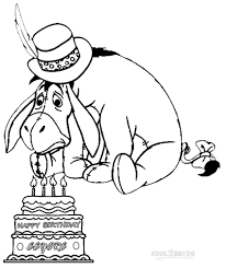 Printable winnie the pooh eeyore coloring pages. Printable Eeyore Coloring Pages For Kids