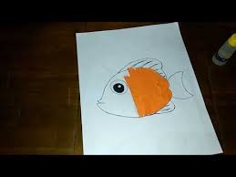 Gambar tersebut bisa anda download langsung, caranya silahkan klik pada g. Cara Mudah Membuat Kolase Ikan Dari Kertas Origami Sisik Ikan Melambai Lagu Mp3 Mp3 Dragon