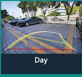 170° Car Reverse Backup Dynamic Trajectory Track Rear View Camera Fisheye Lens