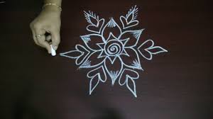 Very Small Easy And Beautiful Rangoli Designs With Chalk Rangoli Designs For Apartment Youtube It may include free hand rangoli designs involving two or more steps and some may not be as simple. very small easy and beautiful rangoli designs with chalk rangoli designs for apartment