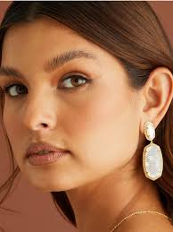 Kendra Scott Pearl Beaded Elle Statement Earrings