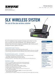 Slx Wireless System