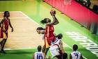 Resultado de imagem para selecao feminina de basquete de mo�ambique em jogo