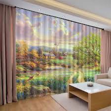 Today, we will be showing you a collection of 16 charming living room curtains which may look plain in some pictures, but when you look closely, they sure. Customize Cortinas Landscape Modern 3d Blackout Window Curtains For Living Room Bedroom Hotel Simple Curtain Design Curtains Aliexpress