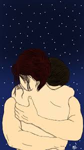 Power Of A Hug Drawing Colors Couple Hug Power Stars Hugging Couple Drawing Hug Illustration Hugging Drawing