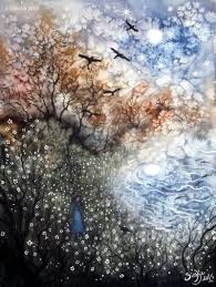 She Liked To Walk Alone Domino Art Eclectic Art Pagan Art