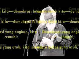 Puisi hidup bersama oleh datuk a. Unggun Bersih A Samad Said Wmv Youtube