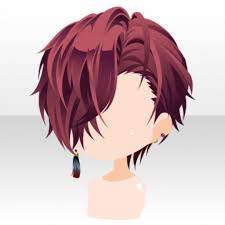 Reciting With You In The Glowing Red World Anime Boy Hair Boy Hair Drawing Anime Hair