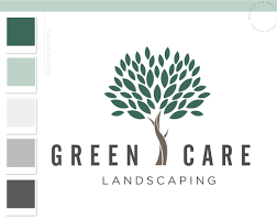 As you work on a project, a lawn sign is usually placed in the yard. Green Care Logo Design Macarons And Mimosas