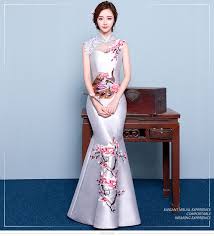 Aliexpress Com Buy Royal Blue Embroidery Phoenix Cheongsam Chinese Evening Dres Women S Evening Dresses Chinese Wedding Dress Traditional Chinese Style Dress