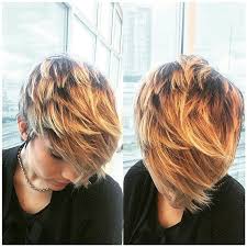Black is an extremely suitable color for your hair if you want to frame your face and make it look slimmer. 45 Top Short Layered Hair Ombre