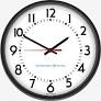 plastic wall clocks from www.american-time.com