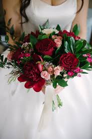 Red Peony Bouquet For A Calgary Wedding At Bvrrestaurant Photographed By Abby Dave Www Flowersbyjanie Com Wedding Flowers Fall Wedding Flowers Prom Flowers