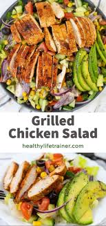 Creamy Tuna Pasta Salad Healthy Life Trainer Recipe Grilled Chicken Salad Grilled Chicken Salad Dishes
