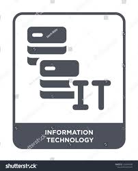 Information Technology Icon Vector On White Background Information Technology Trendy Filled Icons Fro In 2020 Technology Icon Information Technology White Stock Image