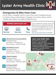 Maybe you would like to learn more about one of these? Lyster Army Health Clinic Getting Care Appointments Referrals