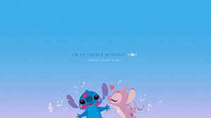 2019 Stitch Valentine S Day Wallpaper Desktop Ipad Wallpaper Notebook Computer Wallpaper Digital Wallpaper