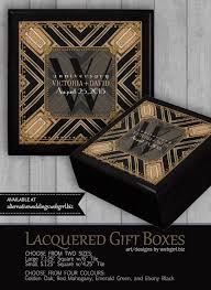 Celebrate in style with a fine champagne gift from giftsdirect, ireland's largest online gift shop. Squaza Art Deco Black Gold Wedding Anniversary Box Zazzle Com Black Gold Wedding Wooden Gift Boxes Gold Wedding Anniversary