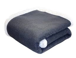 Made of 330 grams of velvet flannel and 250 grams of sherpa, this kingole sherpa blanket offers a luxurious feel unlike any other option on this list. Herringbone Sherpa Throw 50x60 Whiteridge Inc