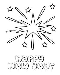 We offer you coloring pages that you can either print or do online, drawings and drawing lessons, various craft activities for children of all ages, videos, games, songs and even wonderful readings for bedtime. Happy New Year Star Coloring Pages Happy New Year Coloring Pages Coloring Pages For Kids And Adults