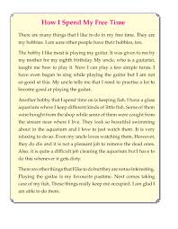 Writing Skill Grade 4 My Favourite Pastime 4 Essay Writing Skills Writing Skills English Writing Skills
