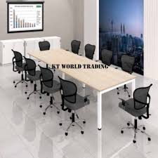 Ark black meeting table with oak legs | spaceist. Conference Table The Best Seller In Malaysia Selangor Shah Alam Kuala Lumpur