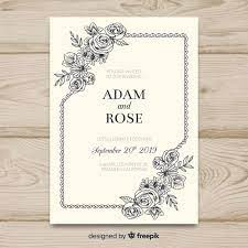 Download Vintage Floral Wedding Invitation Template For Free Floral Wedding Invitations Wedding Invitation Templates Vintage Floral Wedding Invitations