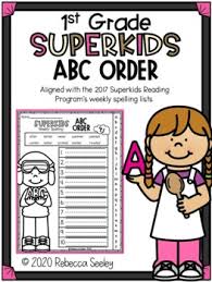 3 exercises in introducing alphabetical order, first by looking at the first. Abc Order First Grade Worksheets Teaching Resources Tpt