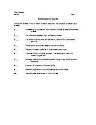This Anticipation Guide Based On The Crucible By Arthur Miller Asks Students To Determine If Certain Statements Are Tr Anticipation Guide Anticipation Crucible
