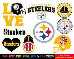 Pittsburgh Steelers Svg Files Cricut Silhouette Cameo Steelers Logo Steelers Clipart Football Svg Dxf Ep Cricut Tutorials Cricut Projects Beginner Cricut