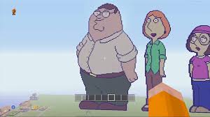 566 my fare lady bart: Griffin Family Family Guy Minecraft Pixel Art Video Dailymotion