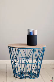 Wire Basket Top Large By Ferm Living On Lovethesign Bins Wire Baskets Large Baskets Baskets Top