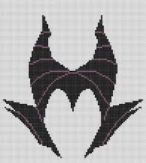 Black And White Silhouette Cross Stitch Patterns Disney S Maleficent Horns Silhouette Cross Stitch Etsy Disney Cross Stitch Cross Stitch Patterns Stitch Patterns