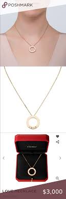 Cartier Love Necklace Rose Gold In 2020 Cartier Love Necklace Rose Gold Necklace Love Necklace