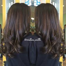Use this technique to try out new colors without damaging too much hair. Subtle Chocolate Brown Highlights To Break Up My Client S Dark Base Beautybycristen Hair Beauty Hair Highlights Hair Inspiration