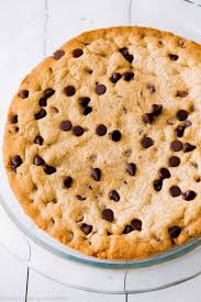Temper your pint of gelato in the fridge for 20 minutes for an easy to spread consistency.) Chocolate Chip Cookie Cake Sally S Baking Addiction