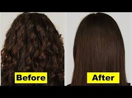 3 How To Make Hair Straight Naturally Without Straightener Overnight Permanent Hair Straightenin Straight Hairstyles Natural Straight Hair Hair Straightner