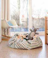 Sac Diamant Bleu Pour Ranger Les Jouets Facilement Tapis De Jeux Rangement Jouet Enfant Decoration Bebe