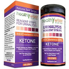 ketone strips 125ct great for diabetics ketosis professional grade ketone urine test strips for use in atkins diet weightloss low carb