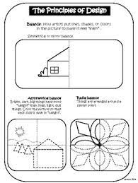 Principles Of Design Balance Worksheet By Anita Lamour Tpt Principles Of Design Principles Of Art Principles Of Art Balance