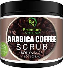 Dermatologist tested · levels of exfoliation · plastic microbead free Exfoliating Arabica Coffee Body Scrub Best Skin Exfoliator For Face Hand Lip Body With Sea