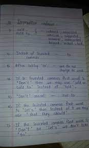 Direct and indirect speech definition, rules and uses. Use Of Imperative Sentences In Indirect And Direct Speech Examples And Exercises Brainly In